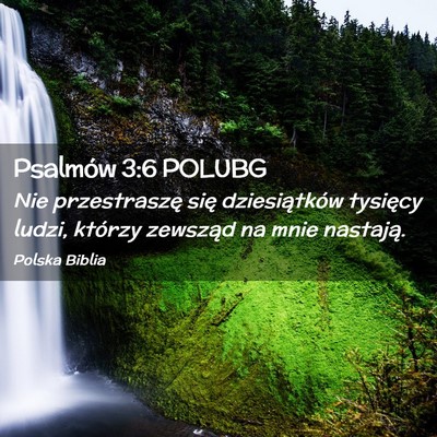 Picture 02 - Psalmów 3:6 POLUBG - Nie przestraszę się dziesiątków tysięcy - Bible Verse Picture