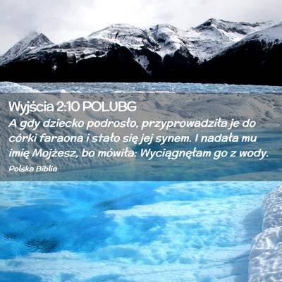 Picture 02 - Wyjścia 2:10 POLUBG - A gdy dziecko podrosło, przyprowadziła je do - Bible Verse Picture