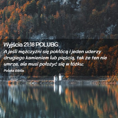 Picture 02 - Wyjścia 21:18 POLUBG - A jeśli mężczyźni się pokłócą i jeden - Bible Verse Picture