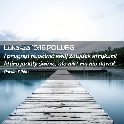 Picture 02 - Łukasza 15:16 POLUBG - I pragnął napełnić swój żołądek - Bible Verse Picture