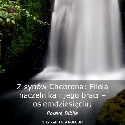 Picture 03 - 1 Kronik 15:9 POLUBG - Z synów Chebrona: Eliela naczelnika i jego braci - Bible Verse Picture
