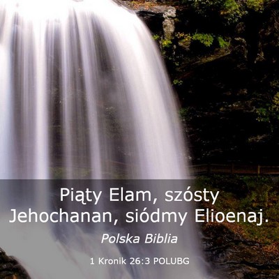 Picture 03 - 1 Kronik 26:3 POLUBG - Piąty Elam, szósty Jehochanan, siódmy - Bible Verse Picture