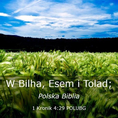 Picture 03 - 1 Kronik 4:29 POLUBG - W Bilha, Esem i - Bible Verse Picture
