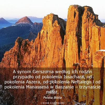 Picture 03 - 1 Kronik 6:62 POLUBG - A synom Gerszoma według ich rodzin przypadło od - Bible Verse Picture