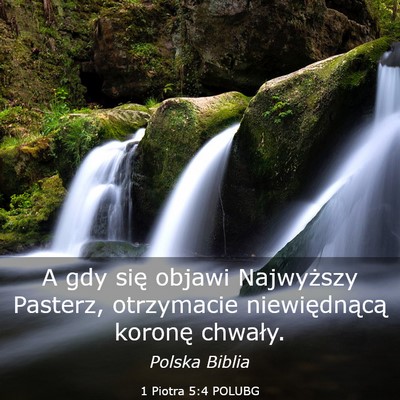 Picture 03 - 1 Piotra 5:4 POLUBG - A gdy się objawi Najwyższy Pasterz, otrzymacie - Bible Verse Picture