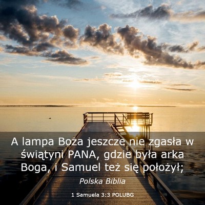 Picture 03 - 1 Samuela 3:3 POLUBG - A lampa Boża jeszcze nie zgasła w świątyni - Bible Verse Picture