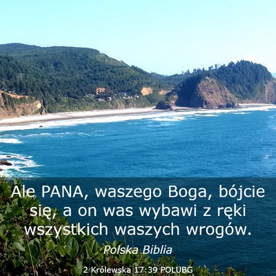 Picture 03 - 2 Królewska 17:39 POLUBG - Ale PANA, waszego Boga, bójcie się, a on was - Bible Verse Picture