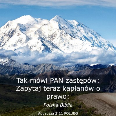 Picture 03 - Aggeusza 2:11 POLUBG - Tak mówi PAN zastępów: Zapytaj teraz - Bible Verse Picture