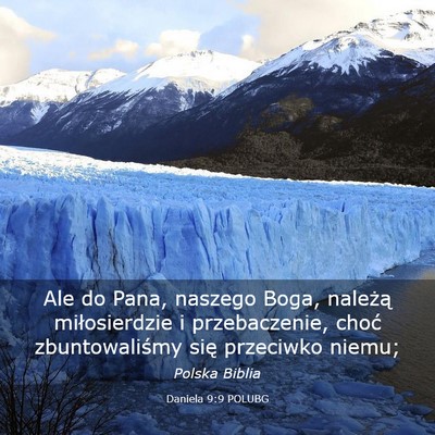 Picture 03 - Daniela 9:9 POLUBG - Ale do Pana, naszego Boga, należą miłosierdzie - Bible Verse Picture