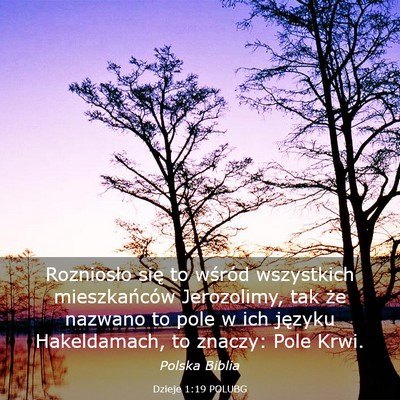 Picture 03 - Dzieje 1:19 POLUBG - Rozniosło się to wśród wszystkich - Bible Verse Picture