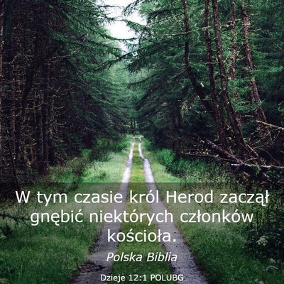 Picture 03 - Dzieje 12:1 POLUBG - W tym czasie król Herod zaczął gnębić - Bible Verse Picture