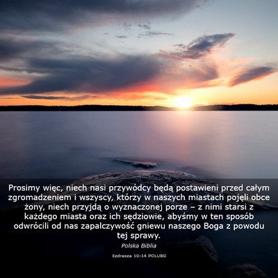 Picture 03 - Ezdrasza 10:14 POLUBG - Prosimy więc, niech nasi przywódcy będą - Bible Verse Picture