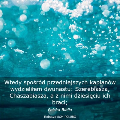 Picture 03 - Ezdrasza 8:24 POLUBG - Wtedy spośród przedniejszych kapłanów - Bible Verse Picture