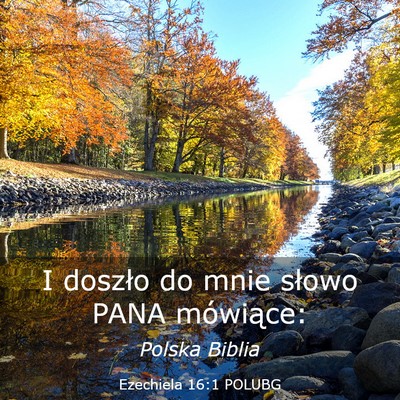 Picture 03 - Ezechiela 16:1 POLUBG - I doszło do mnie słowo PANA - Bible Verse Picture