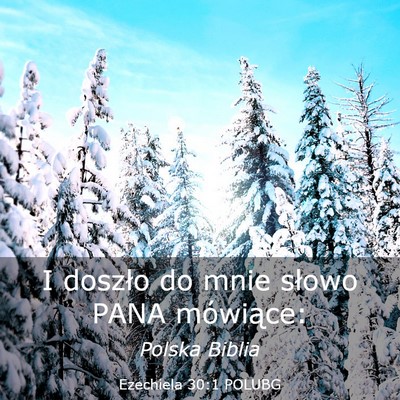 Picture 03 - Ezechiela 30:1 POLUBG - I doszło do mnie słowo PANA - Bible Verse Picture