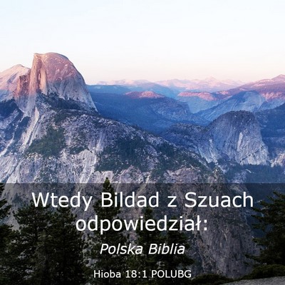 Picture 03 - Hioba 18:1 POLUBG - Wtedy Bildad z Szuach - Bible Verse Picture