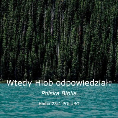 Picture 03 - Hioba 23:1 POLUBG - Wtedy Hiob - Bible Verse Picture