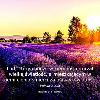Picture 03 - Izajasza 9:2 POLUBG - Lud, który chodził w ciemności, ujrzał - Bible Verse Picture