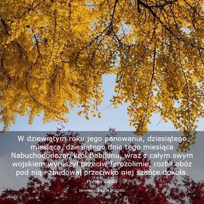 Picture 03 - Jeremiasza 52:4 POLUBG - W dziewiątym roku jego panowania, dziesiątego - Bible Verse Picture