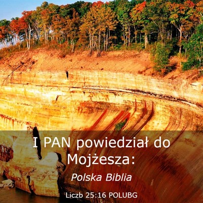Picture 03 - Liczb 25:16 POLUBG - I PAN powiedział do - Bible Verse Picture