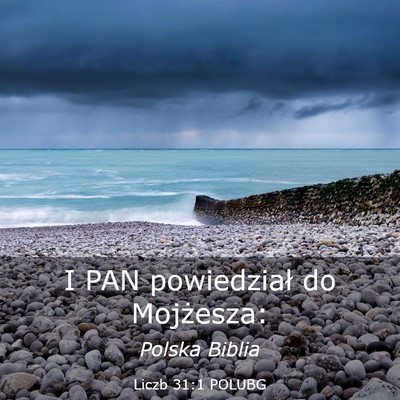 Picture 03 - Liczb 31:1 POLUBG - I PAN powiedział do - Bible Verse Picture