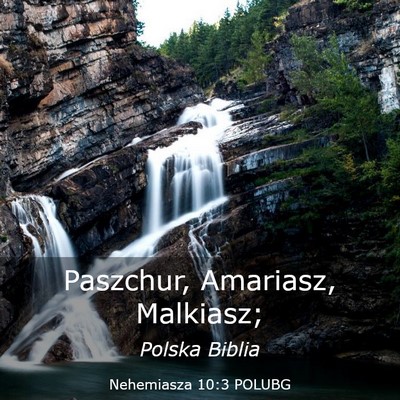 Picture 03 - Nehemiasza 10:3 POLUBG - Paszchur, Amariasz, - Bible Verse Picture