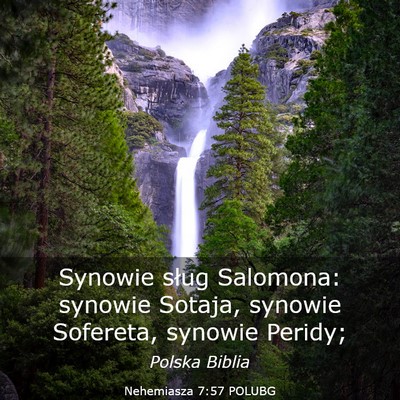 Picture 03 - Nehemiasza 7:57 POLUBG - Synowie sług Salomona: synowie Sotaja, synowie - Bible Verse Picture