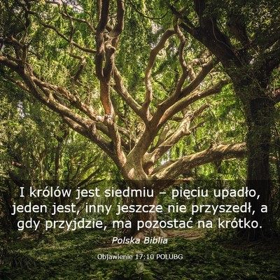 Picture 03 - Objawienie 17:10 POLUBG - I królów jest siedmiu – pięciu upadło, - Bible Verse Picture
