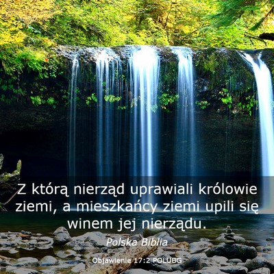 Picture 03 - Objawienie 17:2 POLUBG - Z którą nierząd uprawiali królowie ziemi, a - Bible Verse Picture