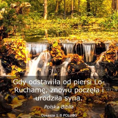 Picture 03 - Ozeasza 1:8 POLUBG - Gdy odstawiła od piersi Lo-Ruchamę, znowu - Bible Verse Picture