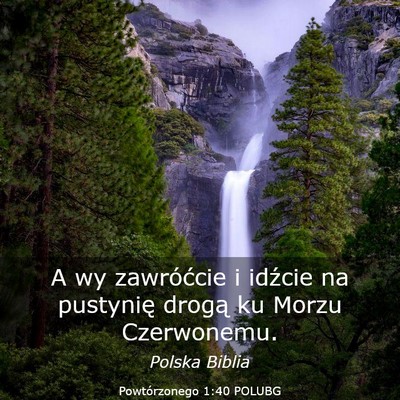 Picture 03 - Powtórzonego 1:40 POLUBG - A wy zawróćcie i idźcie na pustynię drogą ku - Bible Verse Picture