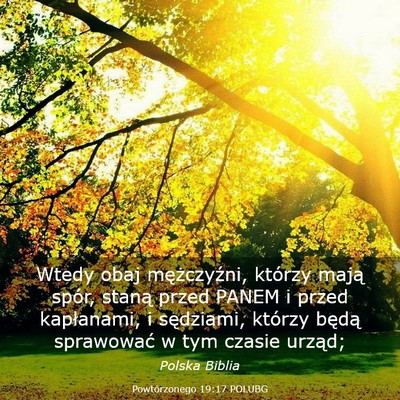 Picture 03 - Powtórzonego 19:17 POLUBG - Wtedy obaj mężczyźni, którzy mają spór, - Bible Verse Picture