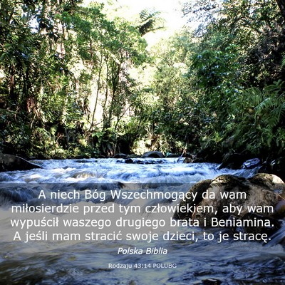 Picture 03 - Rodzaju 43:14 POLUBG - A niech Bóg Wszechmogący da wam miłosierdzie - Bible Verse Picture