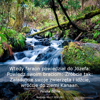 Picture 03 - Rodzaju 45:17 POLUBG - Wtedy faraon powiedział do Józefa: Powiedz - Bible Verse Picture