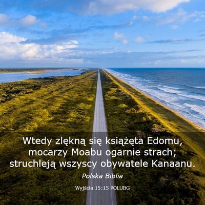 Picture 03 - Wyjścia 15:15 POLUBG - Wtedy zlękną się książęta Edomu, mocarzy - Bible Verse Picture