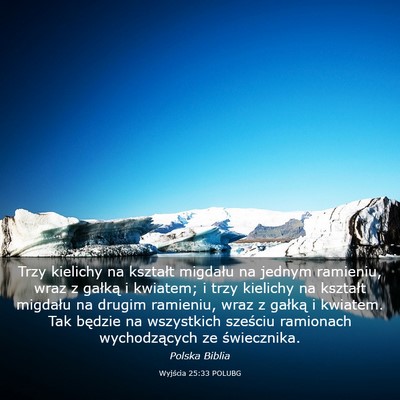 Picture 03 - Wyjścia 25:33 POLUBG - Trzy kielichy na kształt migdału na jednym - Bible Verse Picture