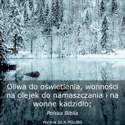 Picture 03 - Wyjścia 25:6 POLUBG - Oliwa do oświetlenia, wonności na olejek do - Bible Verse Picture