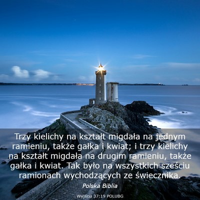 Picture 03 - Wyjścia 37:19 POLUBG - Trzy kielichy na kształt migdała na jednym - Bible Verse Picture