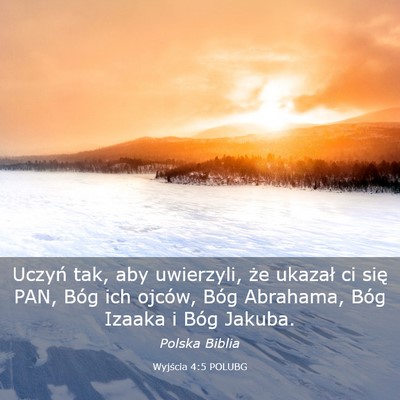 Picture 03 - Wyjścia 4:5 POLUBG - Uczyń tak, aby uwierzyli, że ukazał ci się - Bible Verse Picture