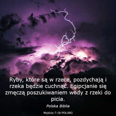 Picture 03 - Wyjścia 7:18 POLUBG - Ryby, które są w rzece, pozdychają i rzeka - Bible Verse Picture