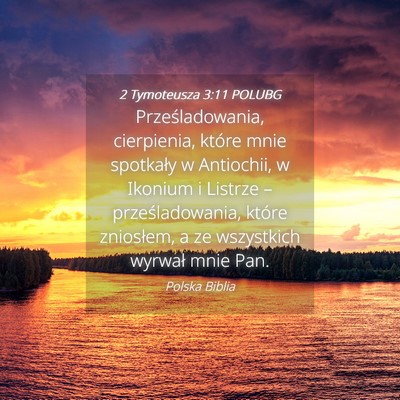 Picture 04 - 2 Tymoteusza 3:11 POLUBG - Prześladowania, cierpienia, które mnie - Bible Verse Picture
