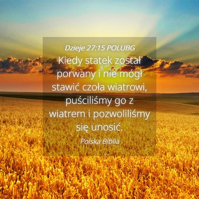 Picture 04 - Dzieje 27:15 POLUBG - Kiedy statek został porwany i nie mógł stawić - Bible Verse Picture