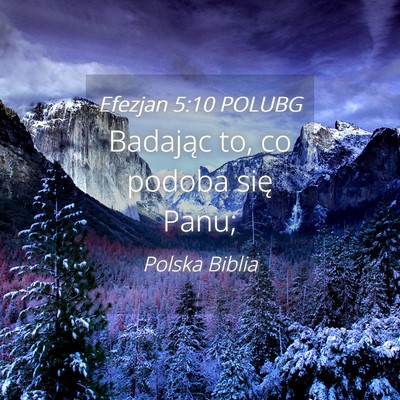Picture 04 - Efezjan 5:10 POLUBG - Badając to, co podoba się - Bible Verse Picture