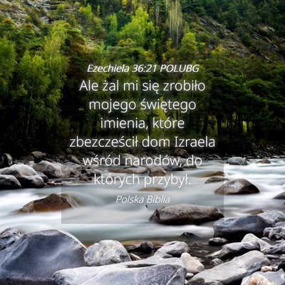 Picture 04 - Ezechiela 36:21 POLUBG - Ale żal mi się zrobiło mojego świętego - Bible Verse Picture
