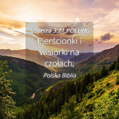 Picture 04 - Izajasza 3:21 POLUBG - Pierścionki i wisiorki na - Bible Verse Picture