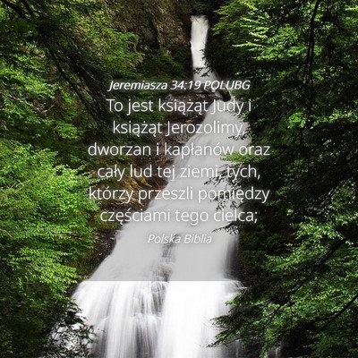 Picture 04 - Jeremiasza 34:19 POLUBG - To jest książąt Judy i książąt Jerozolimy, - Bible Verse Picture