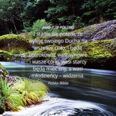 Picture 04 - Joela 2:28 POLUBG - I stanie się potem, że wyleję swojego Ducha na - Bible Verse Picture