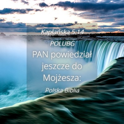Picture 04 - Kapłańska 5:14 POLUBG - PAN powiedział jeszcze do - Bible Verse Picture