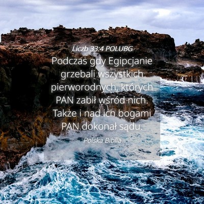 Picture 04 - Liczb 33:4 POLUBG - Podczas gdy Egipcjanie grzebali wszystkich - Bible Verse Picture
