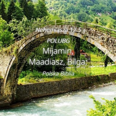 Picture 04 - Nehemiasza 12:5 POLUBG - Mijamin, Maadiasz, - Bible Verse Picture